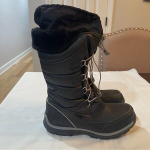 Lands' End Black Winter & Rain Boots